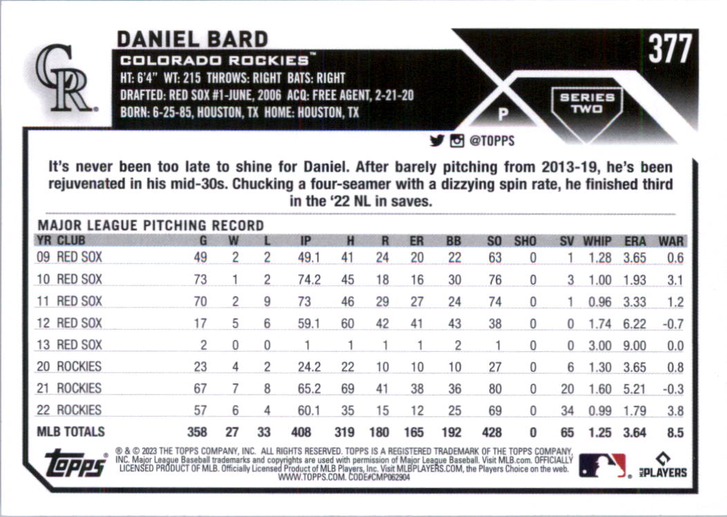 2023 Topps Baseball Card Pick (Base) 251-509 - Picture 245 of 495