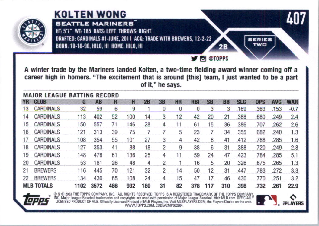 2023 Topps Baseball Card Pick (Base) 251-509 - Picture 295 of 495