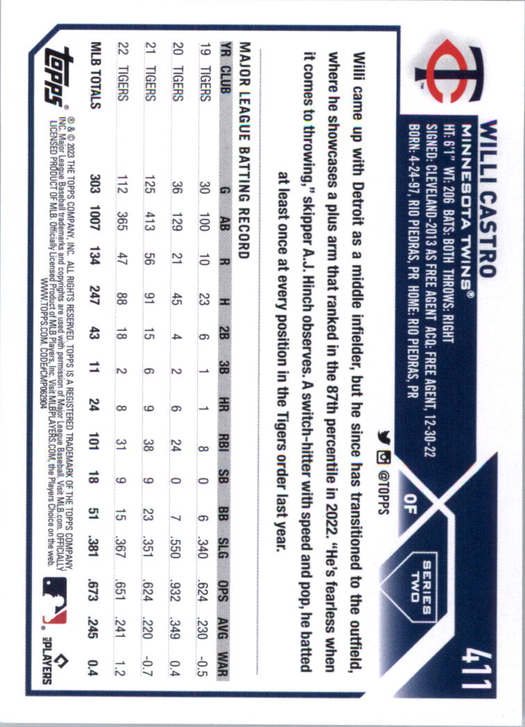 2023 Topps Baseball Card Pick (Base) 251-509 - Picture 303 of 495