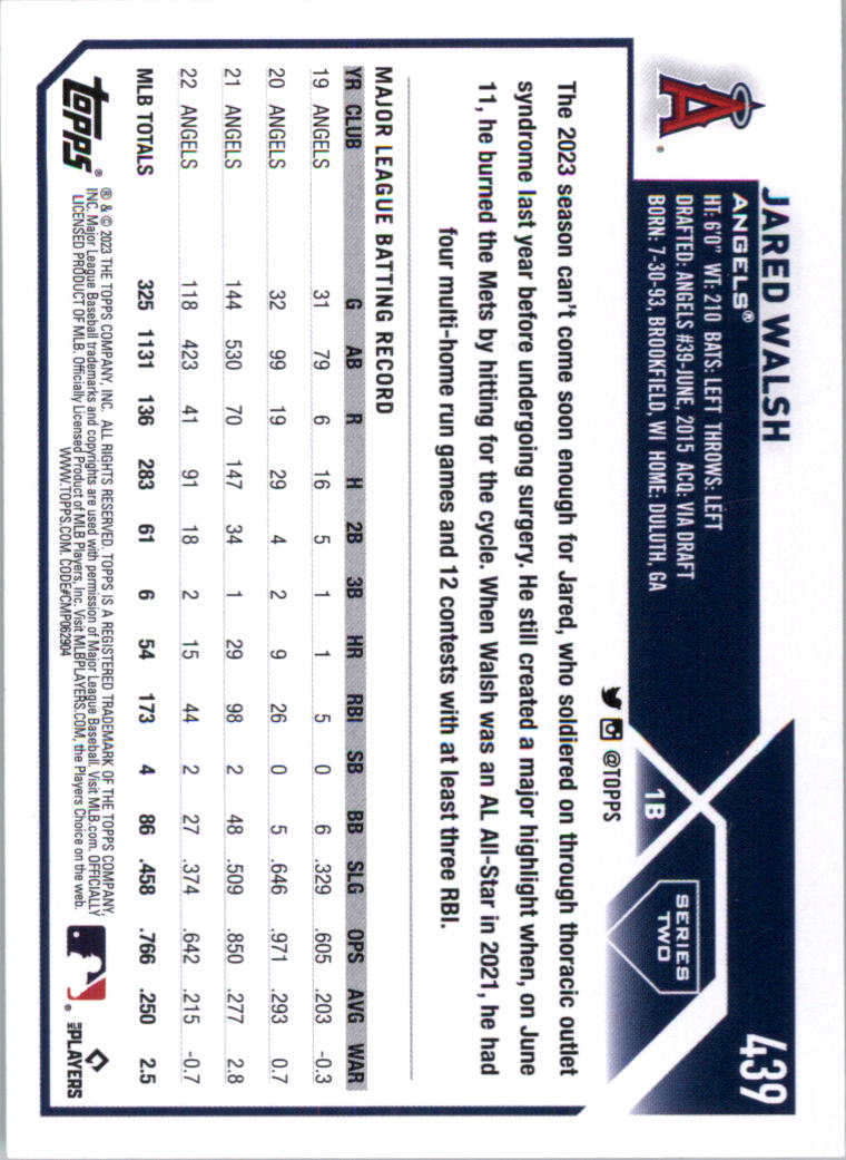 2023 Topps Baseball Card Pick (Base) 251-509 - Picture 357 of 495