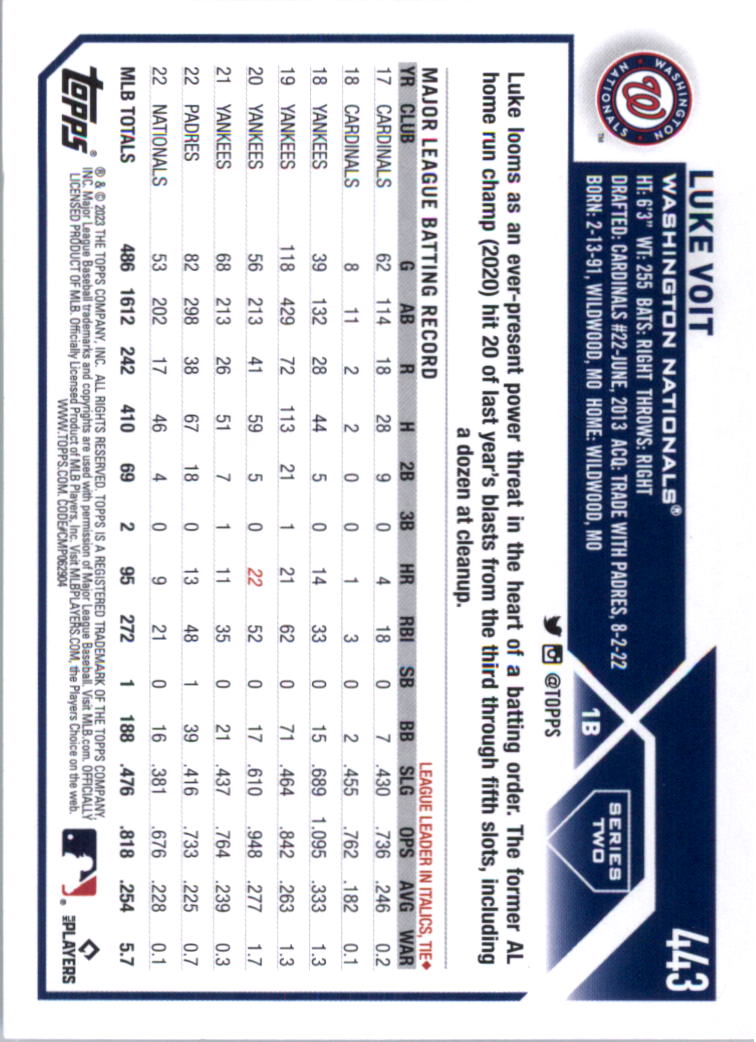 2023 Topps Baseball Card Pick (Base) 251-509 - Picture 365 of 495