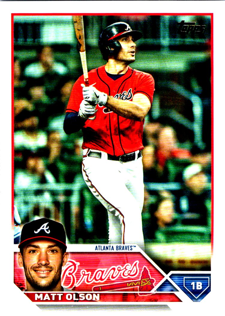 2023 Topps #481 Matt Olson - NM-MT - The Dugout Sportscards