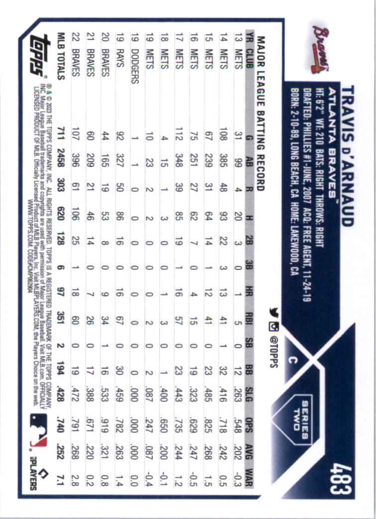 2023 Topps Baseball Card Pick (Base) 251-509 - Picture 443 of 495