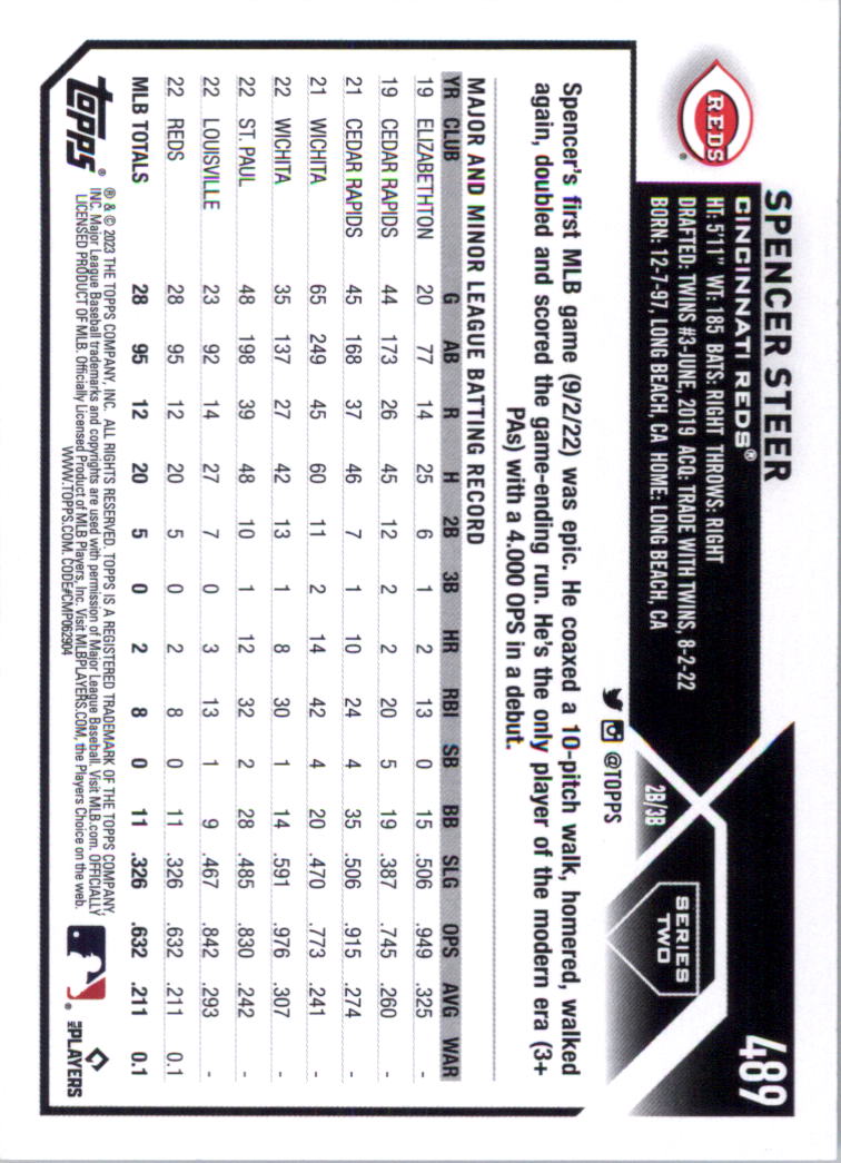 2023 Topps Baseball Card Pick (Base) 251-509 - Picture 455 of 495