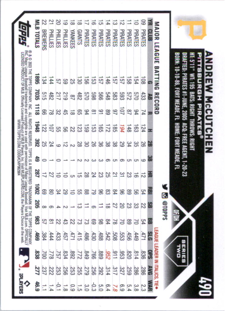 2023 Topps Baseball Card Pick (Base) 251-509 - Picture 457 of 495