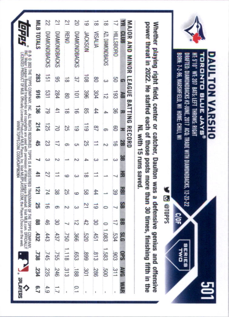 2023 Topps Baseball Card Pick (Base) 251-509 - Picture 479 of 495