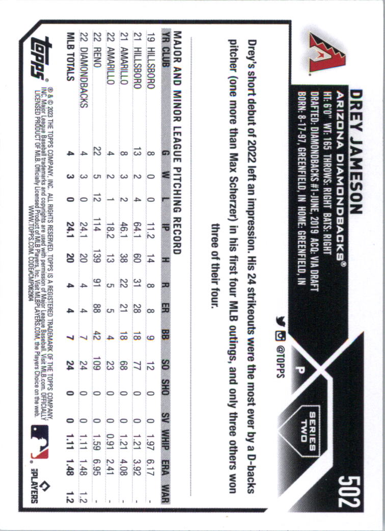 2023 Topps Baseball Card Pick (Base) 251-509 - Picture 481 of 495