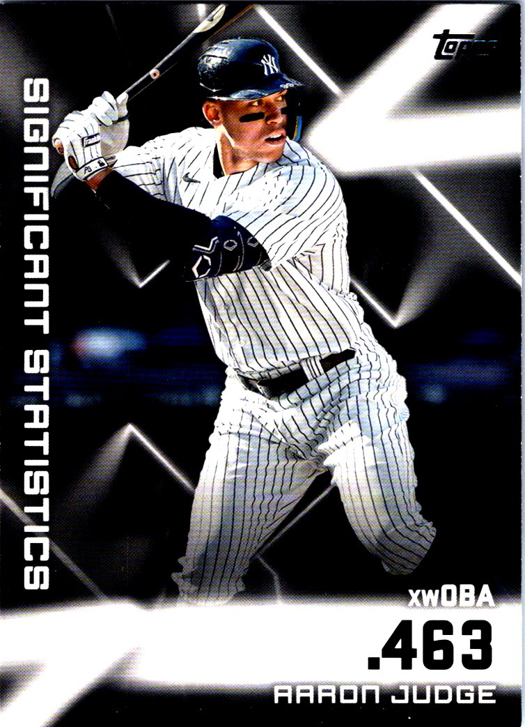 2023 Topps Significant Statistics #SS1 Aaron Judge - NM-MT