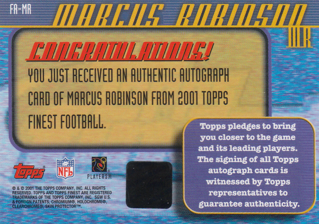 2001 Finest (Topps) Football Cards - Picture 150 of 154