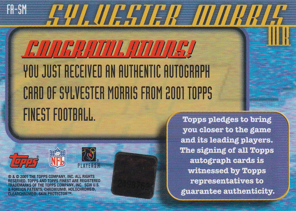2001 Finest (Topps) Football Cards - Picture 152 of 154