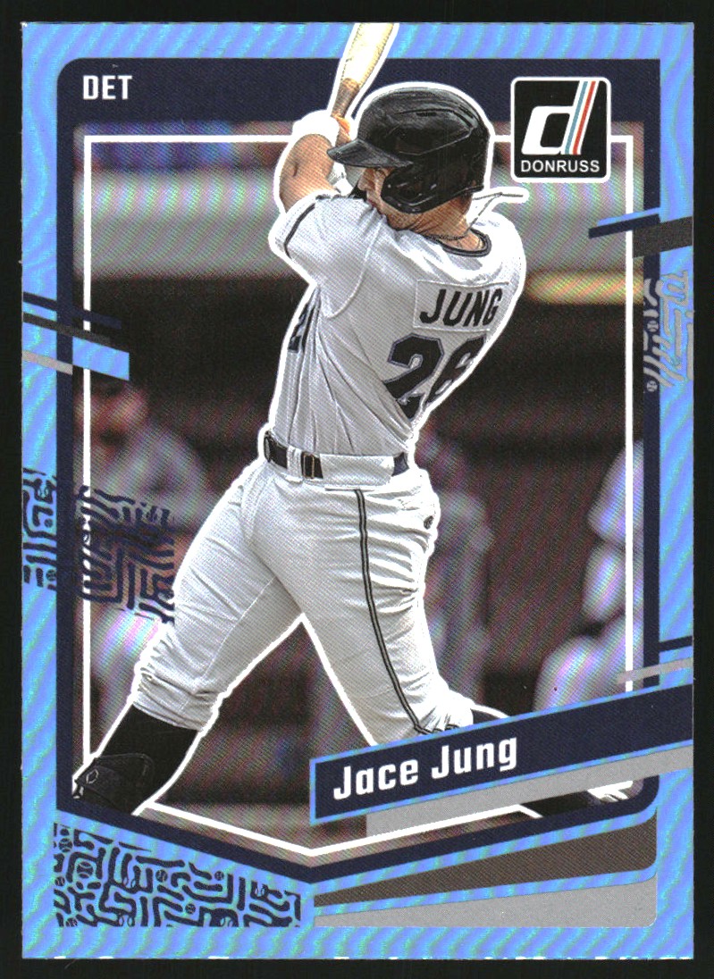 2023 Donruss Holo Carolina Blue #130 Jace Jung