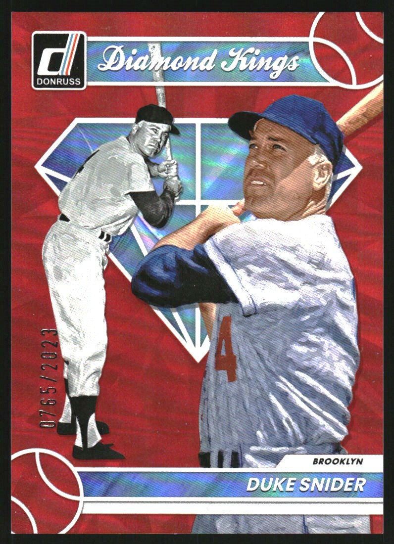 2023 Donruss Holo Red #9 Duke Snider DK
