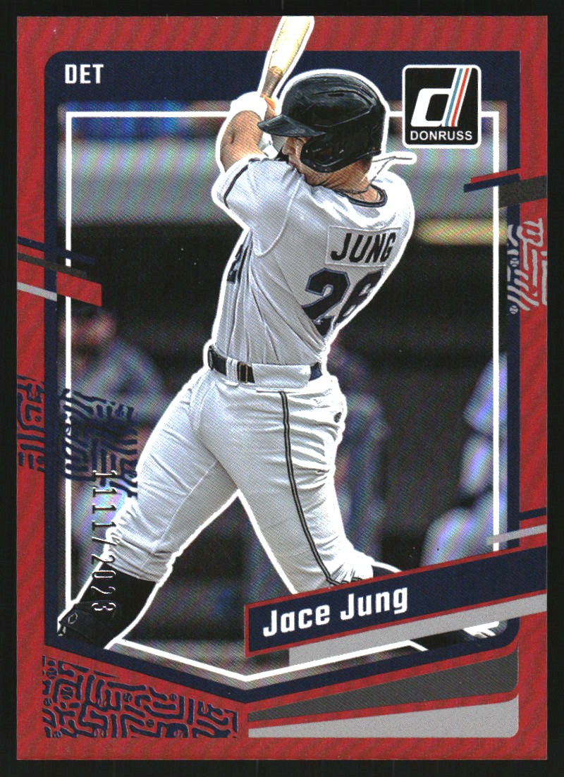 2023 Donruss Holo Red #130 Jace Jung