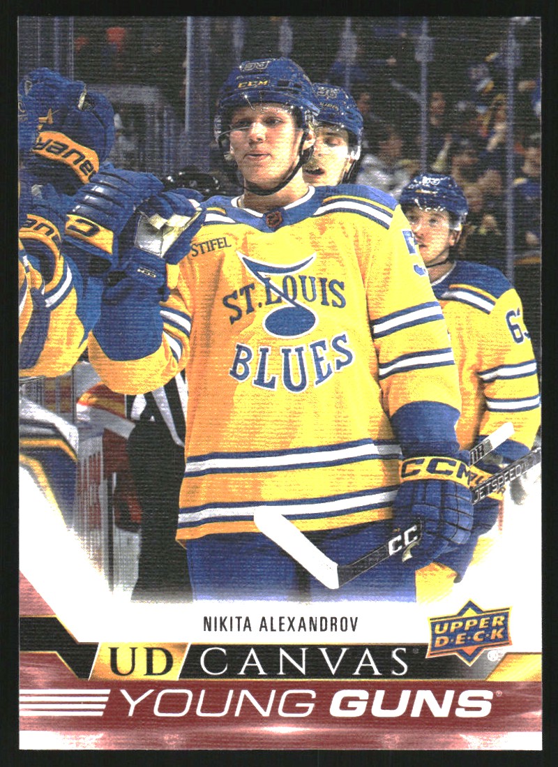 2022-23 Upper Deck UD Canvas #C368 Nikita Alexandrov YG