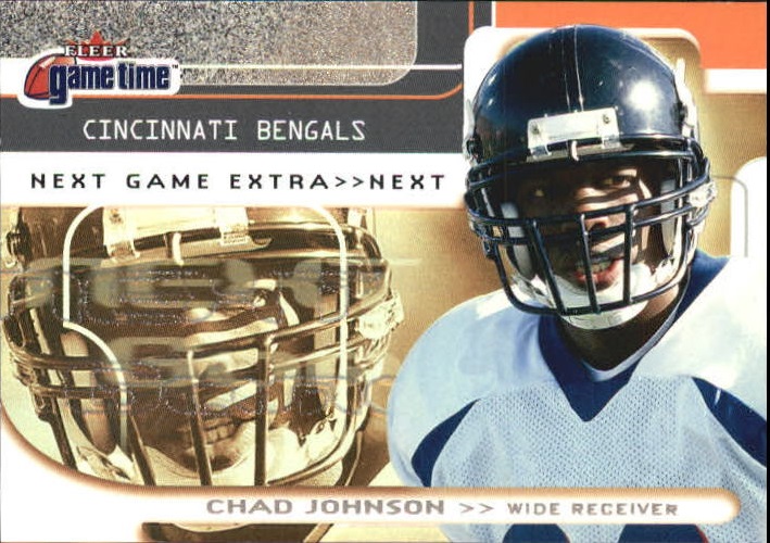 2001 Fleer Game Time Extra #129 Chad Johnson