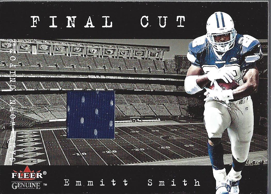 2001 Fleer Genuine Final Cut Jerseys #22 Emmitt Smith