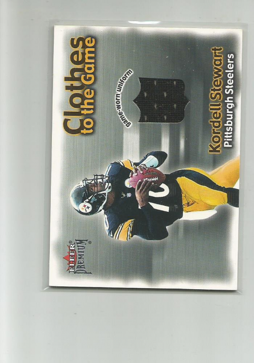 2001 Fleer Premium Clothes to the Game #20 Kordell Stewart