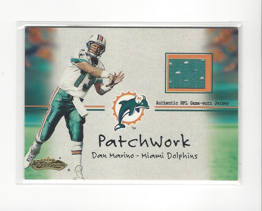2001 Fleer Showcase Patchwork #15 Dan Marino