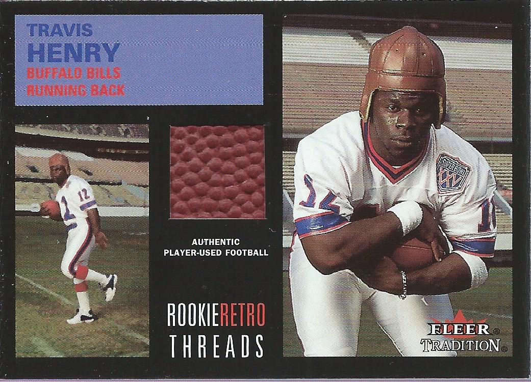 2001 Fleer Tradition Rookie Retro Threads #16 Travis Henry JSY