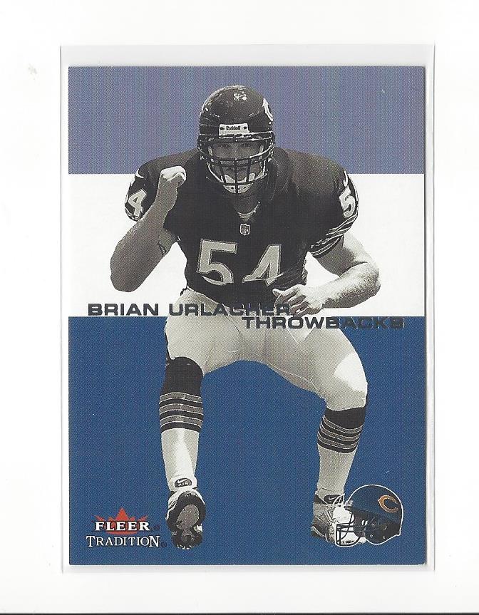 2001 Fleer Tradition Throwbacks #8 Brian Urlacher