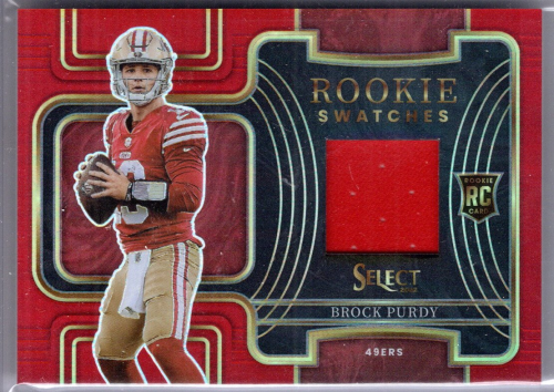 2022 Select Danny Gray RC Rookie Swatches Jersey Patch Red Prizm #RSW-19  49ers