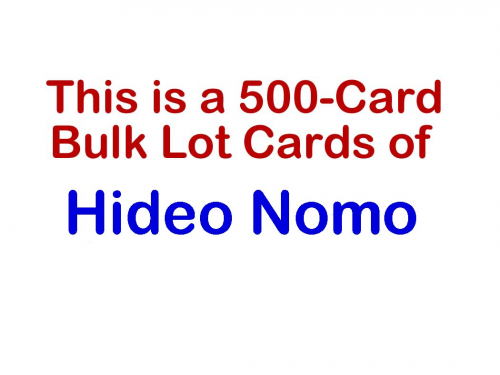 500-Card Bulk Lot Cards of Hideo Nomo