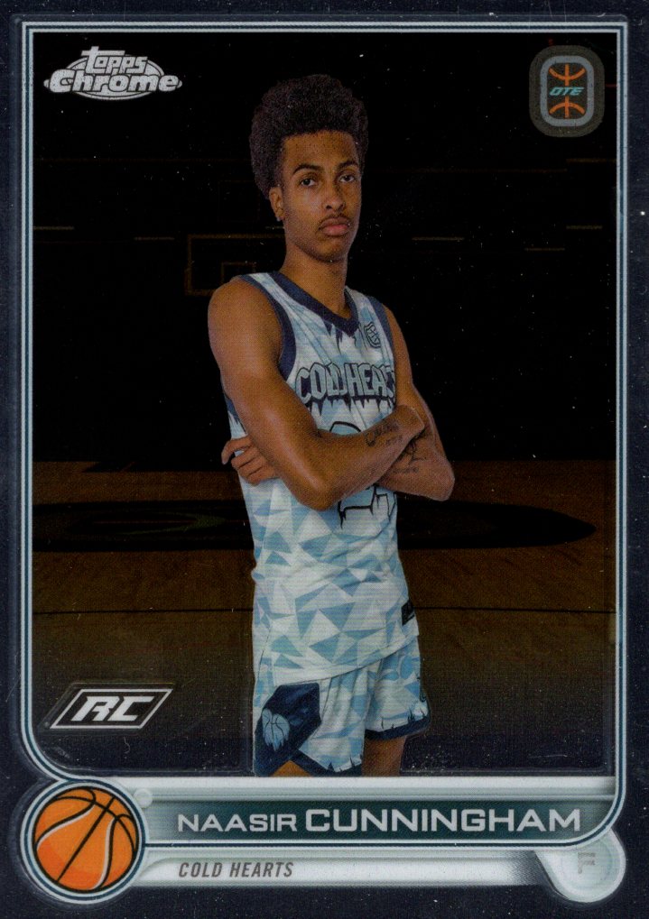 2022-23 Topps Chrome Overtime Elite #5 Naasir Cunningham - NM-MT