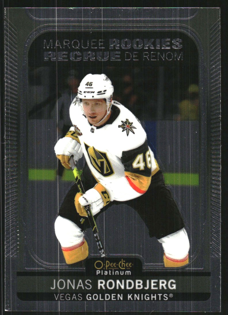 2021-22 O-Pee-Chee Platinum #283 Jonas Rondbjerg RC