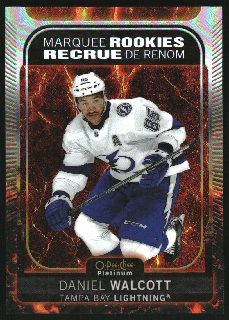 2021-22 O-Pee-Chee Platinum Hot Magma #258 Daniel Walcott