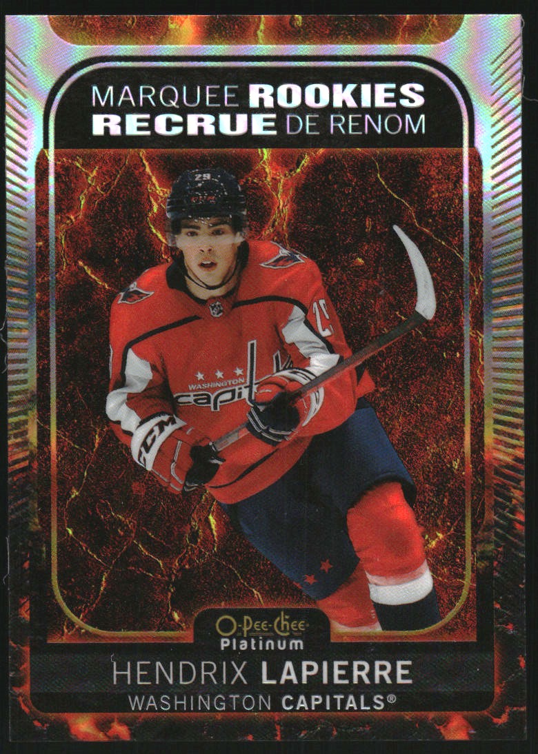 2021-22 O-Pee-Chee Platinum Hot Magma #271 Hendrix Lapierre