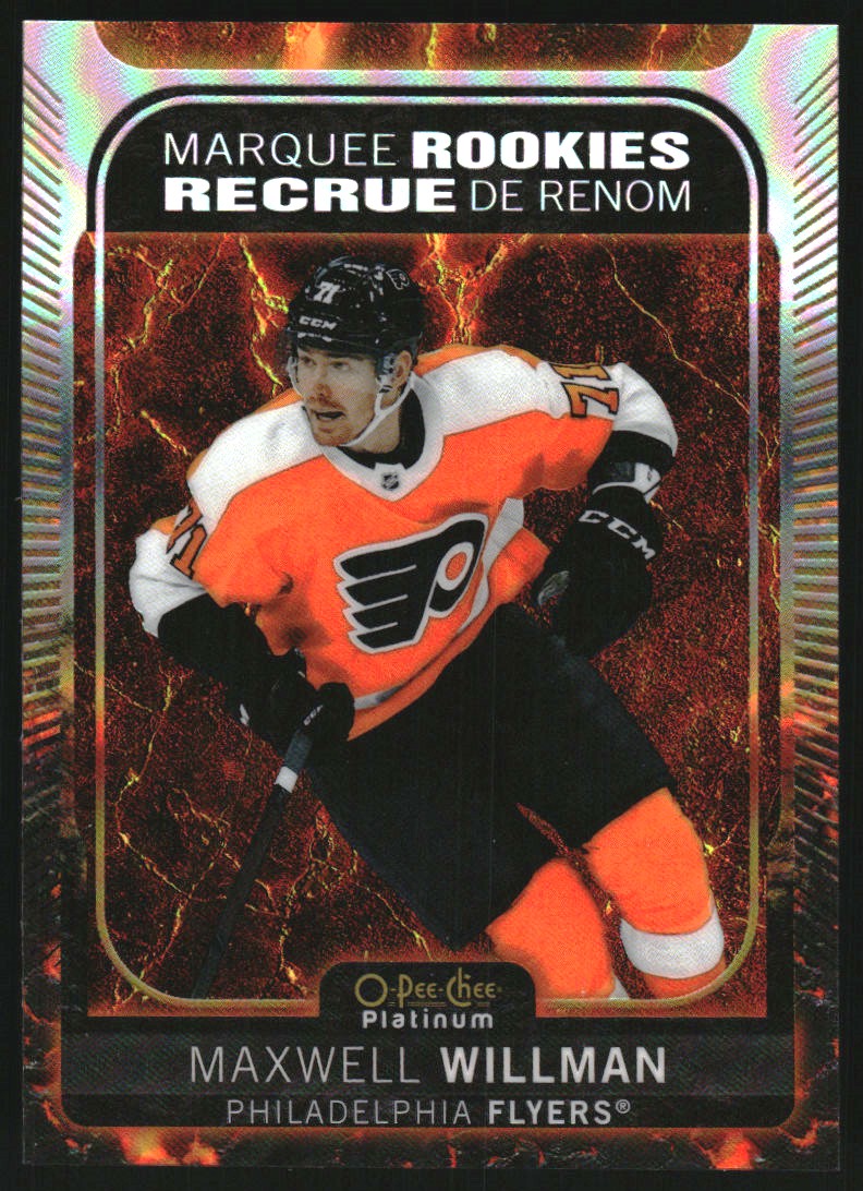 2021-22 O-Pee-Chee Platinum Hot Magma #279 Maxwell Willman
