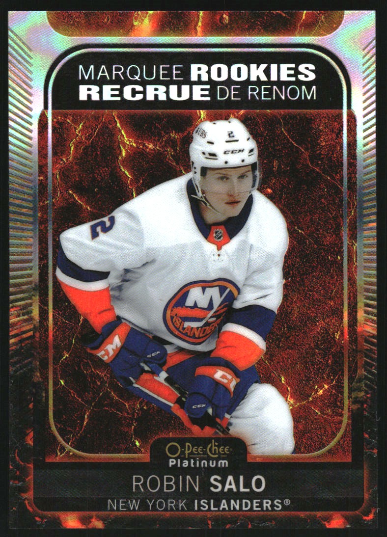 2021-22 O-Pee-Chee Platinum Hot Magma #294 Robin Salo