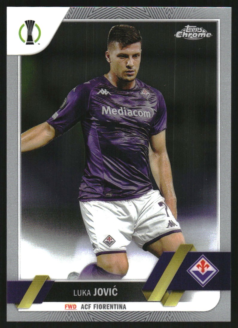 2022-23 Topps Chrome UEFA Club Competitions #133 Luka Jovic