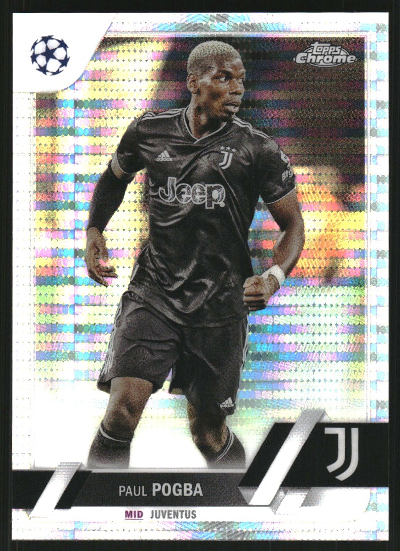 2022 Panini Prizm World Cup Prizms Green Wave #103 Paul Pogba on