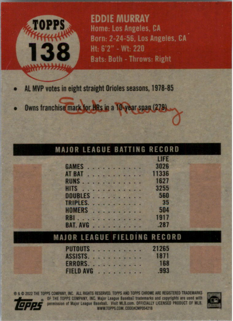 2022 Topps Chrome Platinum Anniversary Baseball Card Pick (Base) 1-250 - Picture 241 of 433