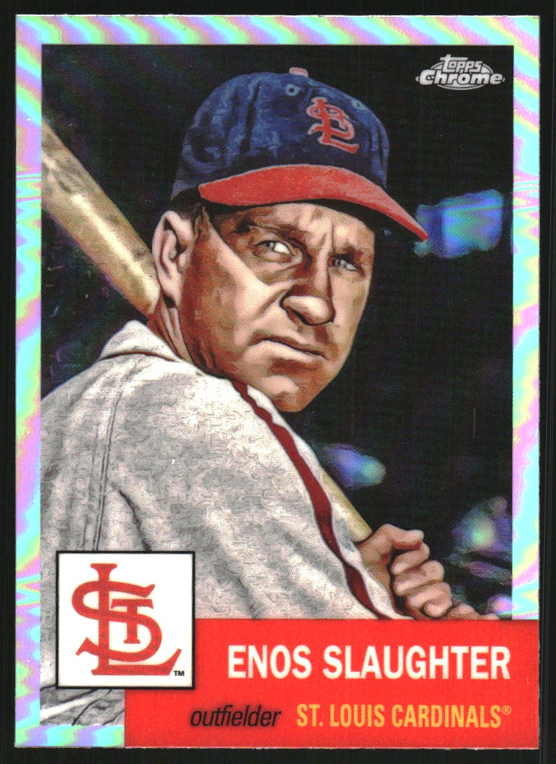2022 Topps Chrome Platinum Anniversary Refractors #149 Enos Slaughter