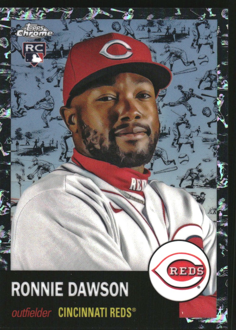 2022 Topps Chrome Platinum Anniversary Platinum Toile Cream Black Refractors #399 Ronnie Dawson