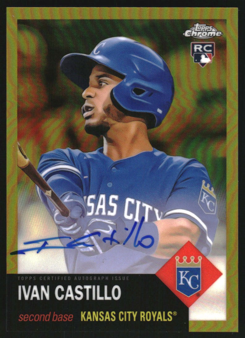 2022 Topps Chrome Platinum Anniversary Autographs Gold Refractors #CPAIC Ivan Castillo