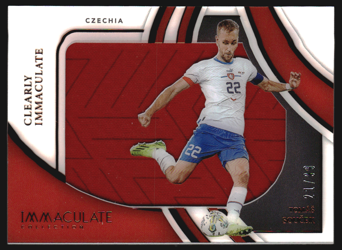2022-23 Immaculate Collection Clearly Immaculate Jerseys #8 Tomas Soucek/99