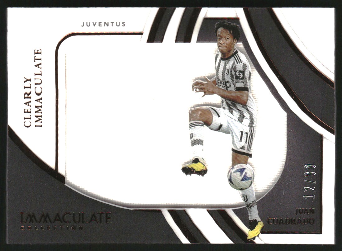 2022-23 Immaculate Collection Clearly Immaculate Jerseys #26 Juan Cuadrado/99