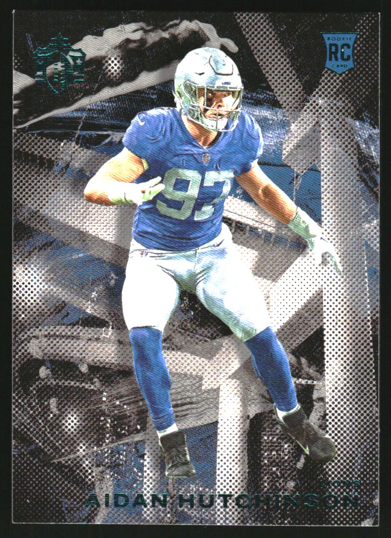 2022 Panini Chronicles Gridiron Kings Teal #10 Aidan Hutchinson