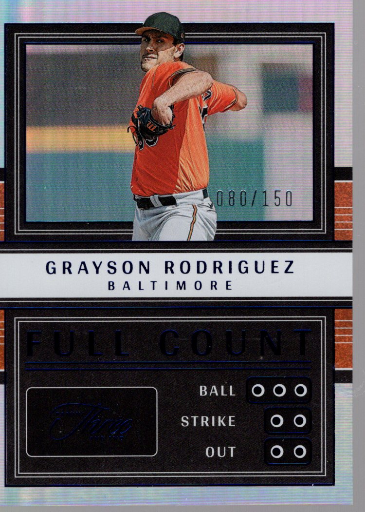 2023 Panini Three and Two Full Count #17 Grayson Rodriguez