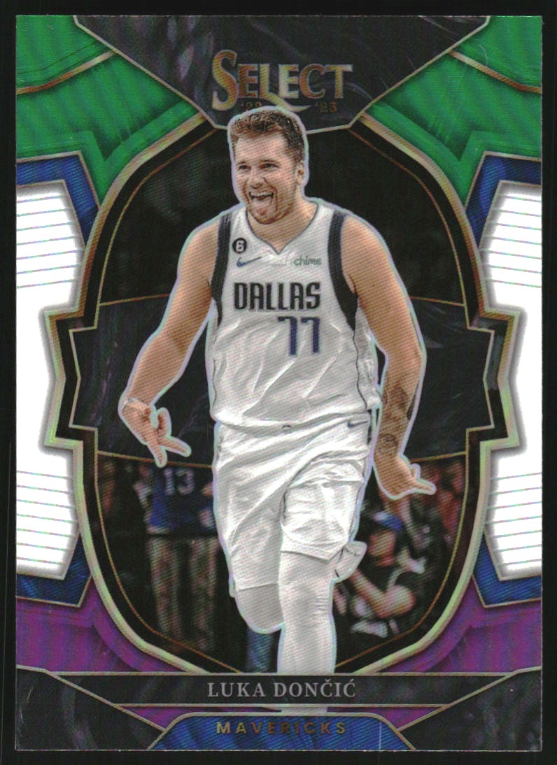 2022-23 Select Prizms Green White Purple #51 Luka Doncic