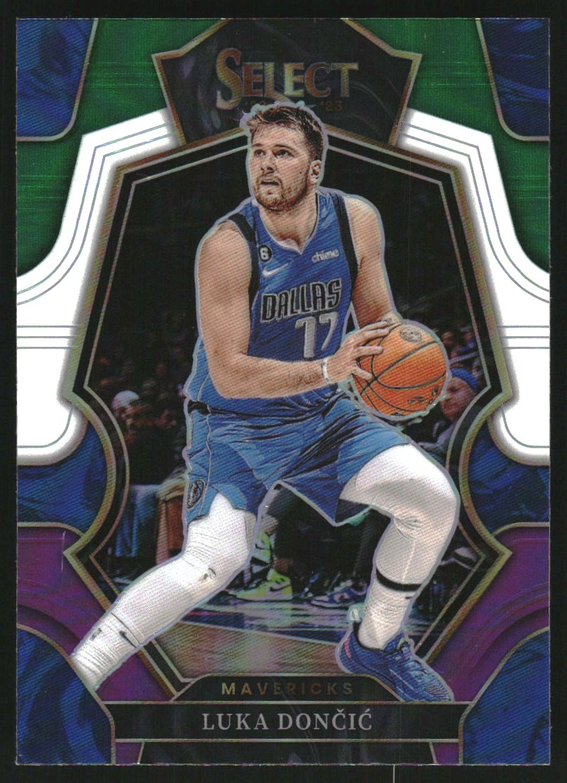 2022-23 Select Prizms Green White Purple #151 Luka Doncic