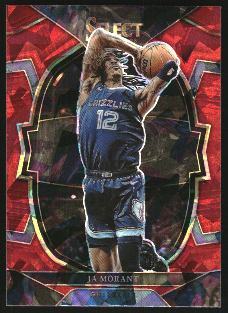 2022-23 Select Prizms Red Cracked Ice #58 Ja Morant