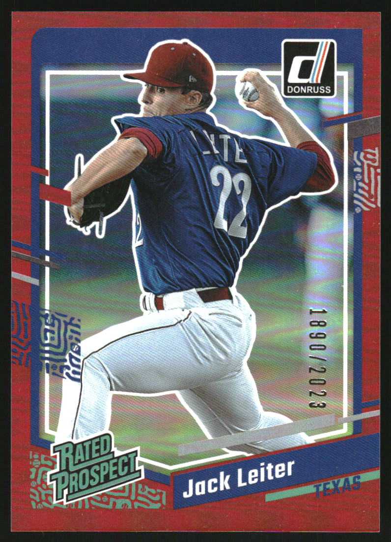 2023 Donruss Holo Red #51 Jack Leiter /2023