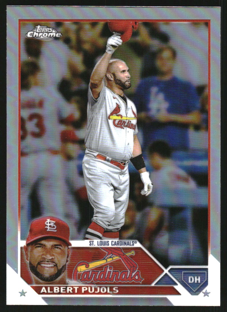2023 Topps Chrome Refractors #143 Albert Pujols