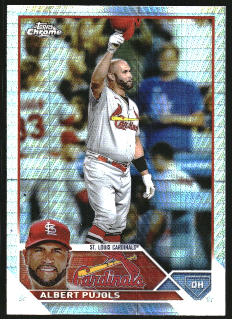 2023 Topps Chrome Prism Refractors #143 Albert Pujols