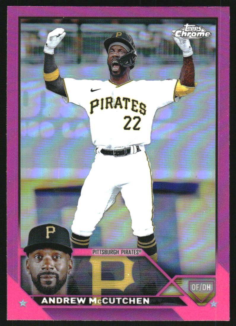 2023 Topps Chrome Pink Refractors #92 Andrew McCutchen