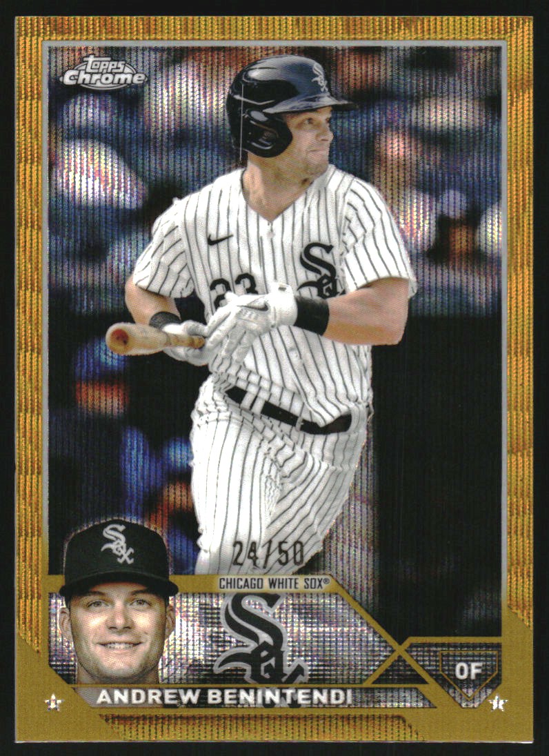 2023 Topps Chrome Gold Wave Refractors #180 Andrew Benintendi